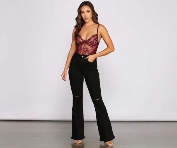 Walk It Out In Style High-Rise Flared Jeans - Image 9