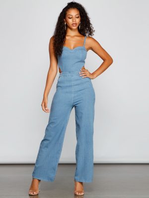 Style Icon Denim Jumpsuit