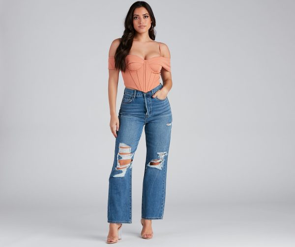 Distressed. But Well Dressed Boyfriend Jeans - Image 6