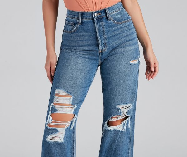 Distressed. But Well Dressed Boyfriend Jeans - Image 8