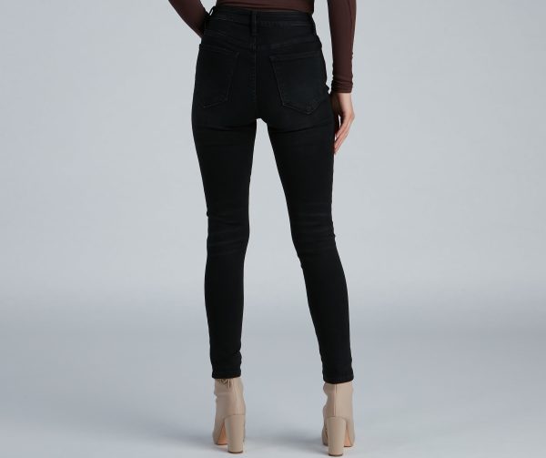 New In Town Mid-Rise Distressed Crop Skinny Jeans - Image 3