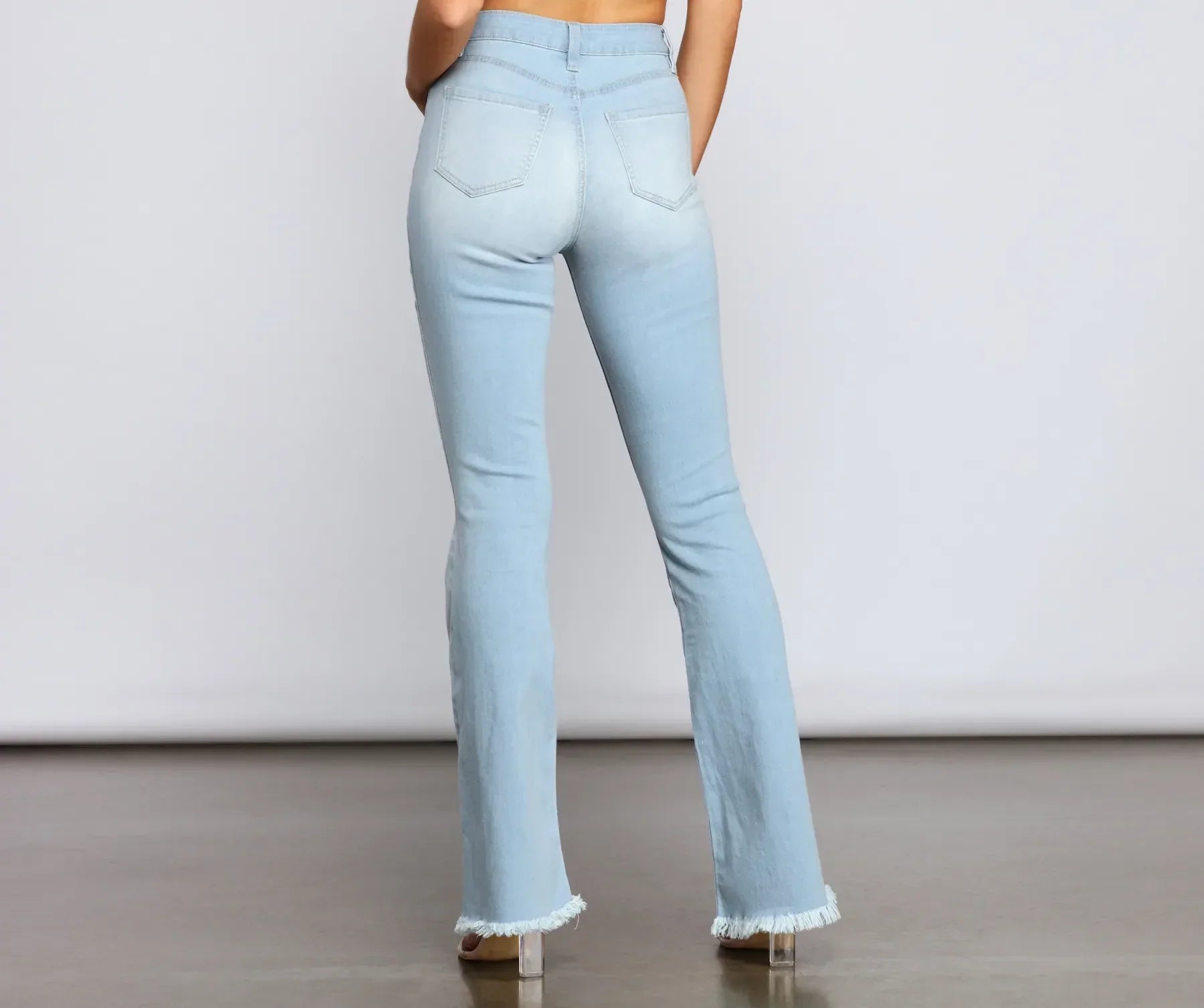 Walk It Out In Style High-Rise Flared Jeans - Image 3