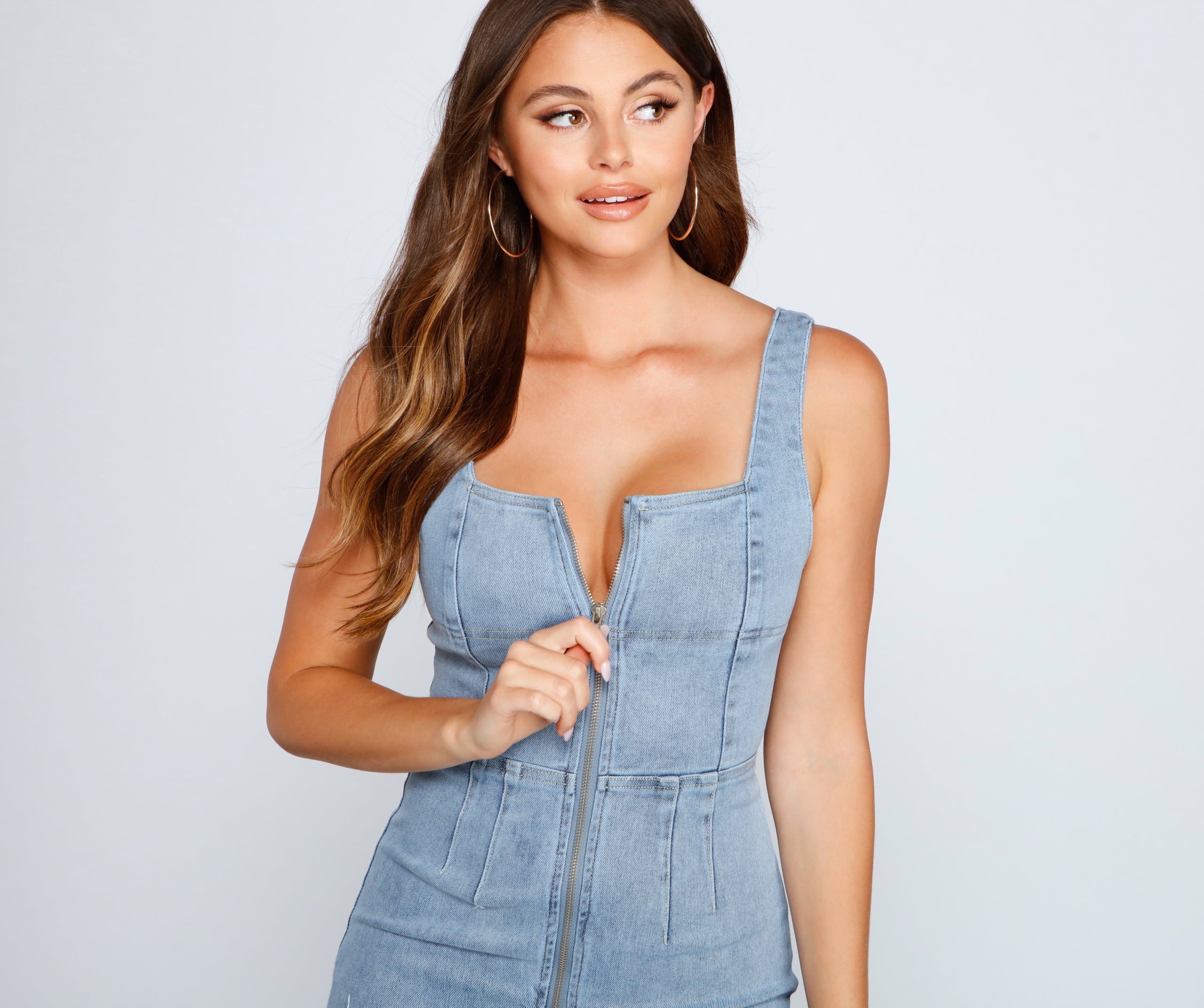 Retro Babe Zip-Front Jumpsuit - Image 7