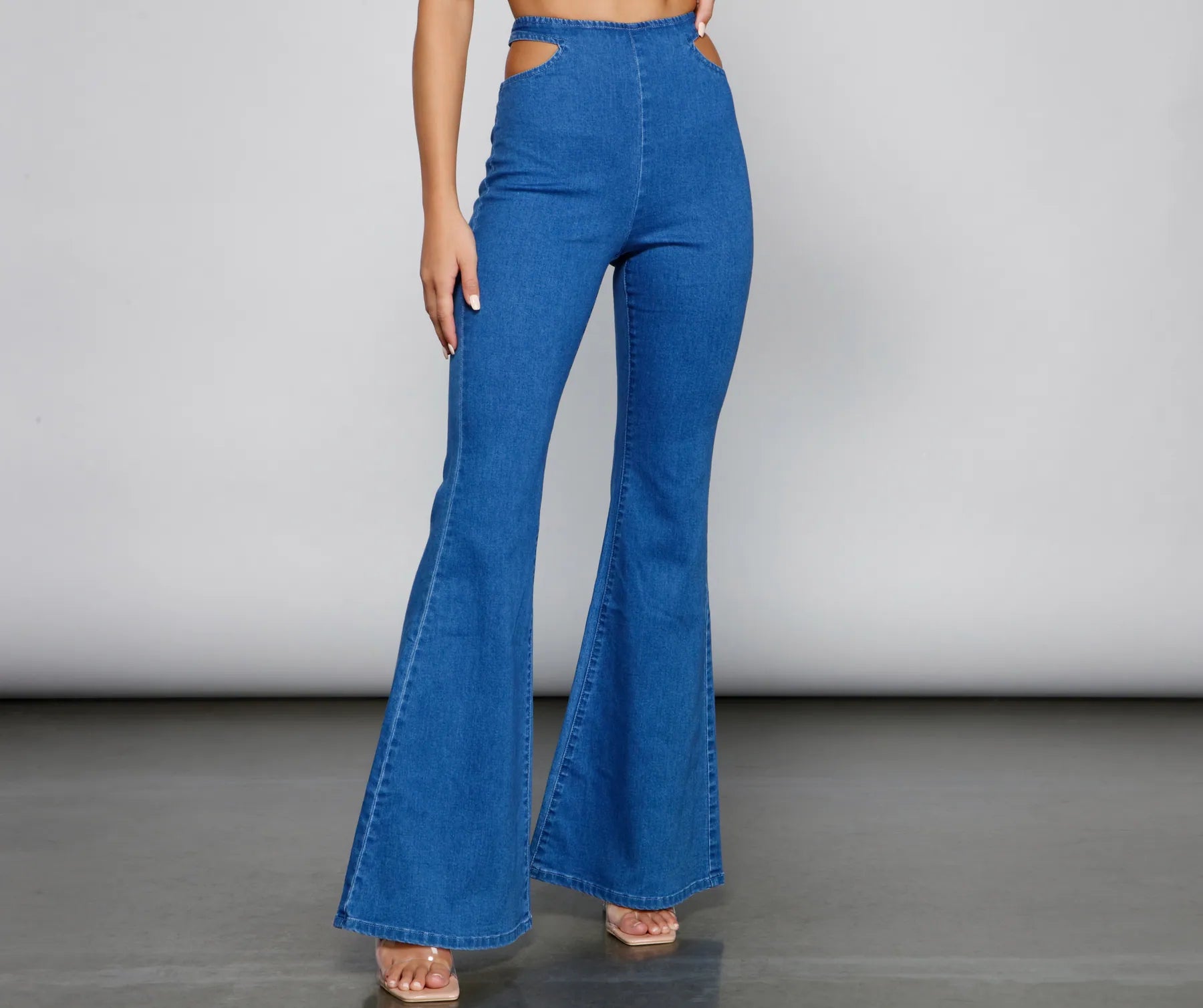 Bring The Flare Cutout Jeans - Image 5