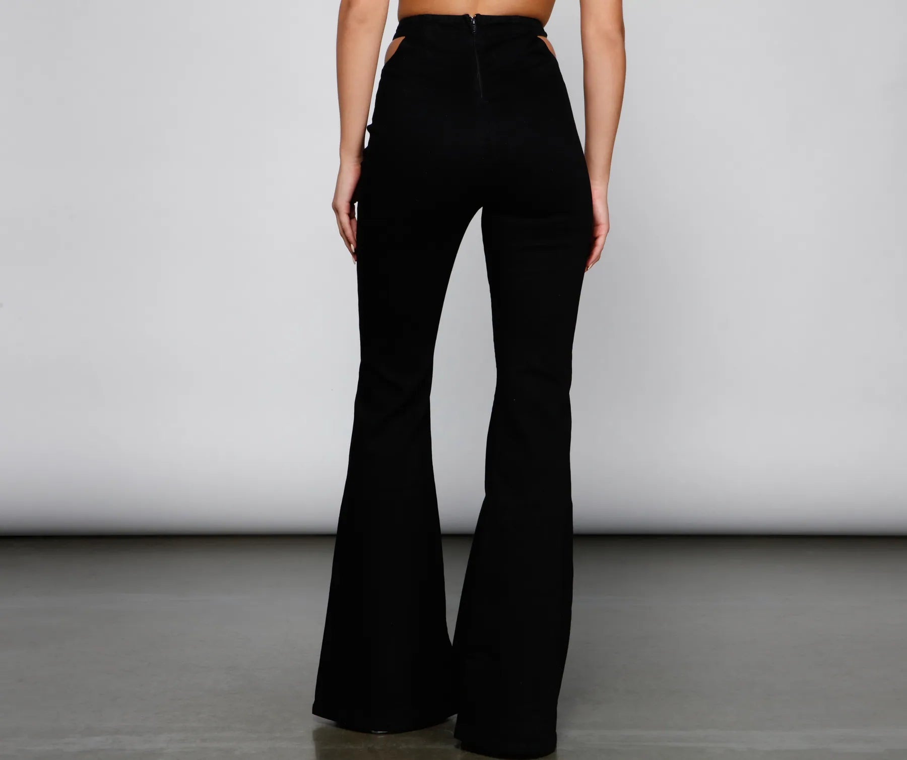 Bring The Flare Cutout Jeans - Image 2