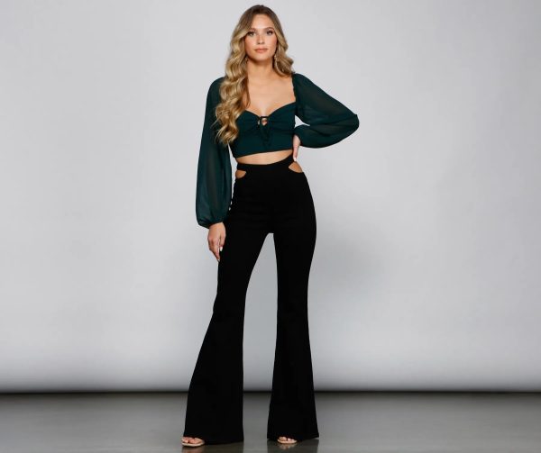 Bring The Flare Cutout Jeans - Image 3