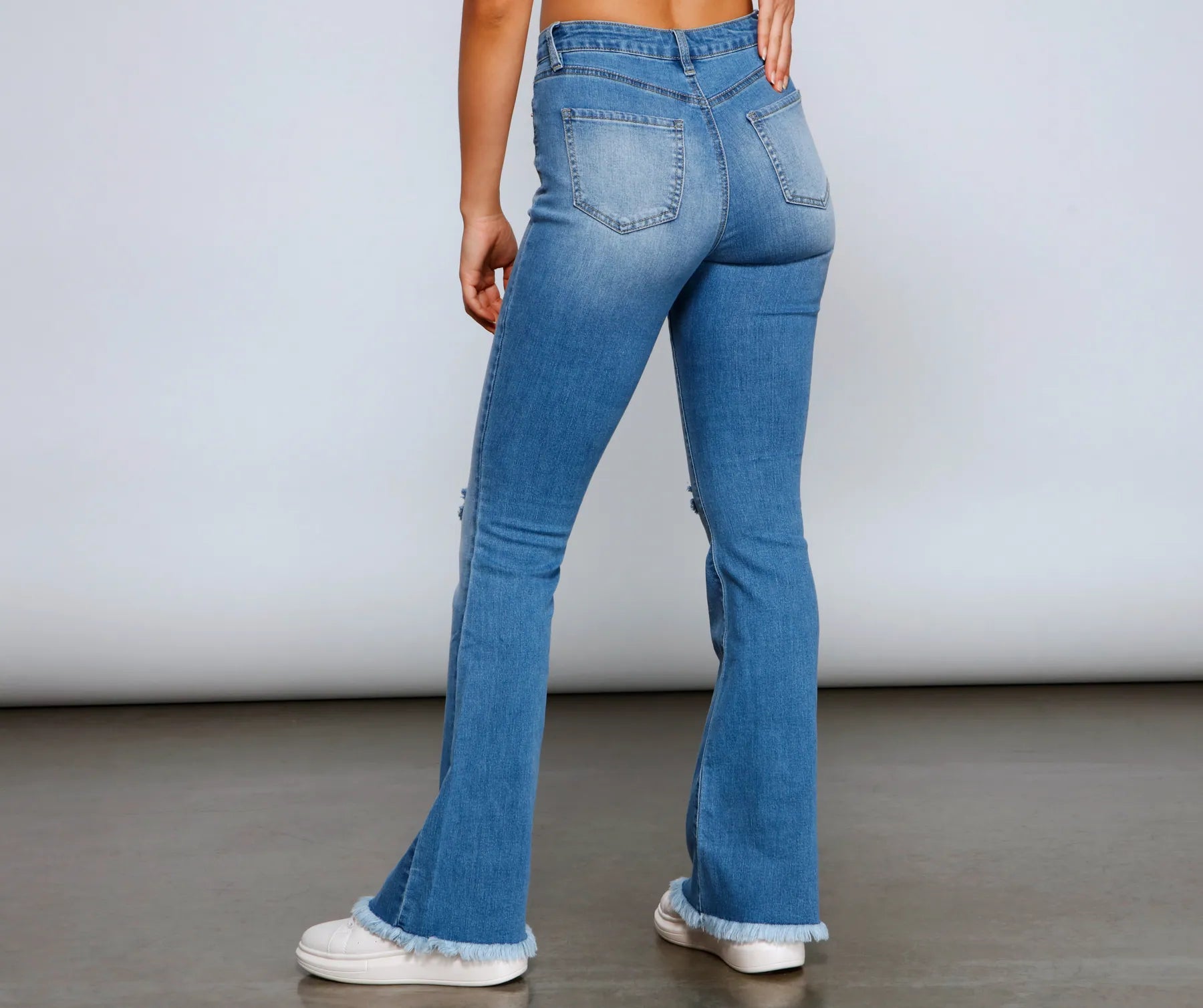 Walk It Out In Style High-Rise Flared Jeans - Image 11