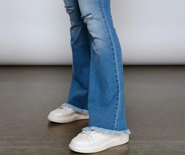 Walk It Out In Style High-Rise Flared Jeans - Image 12