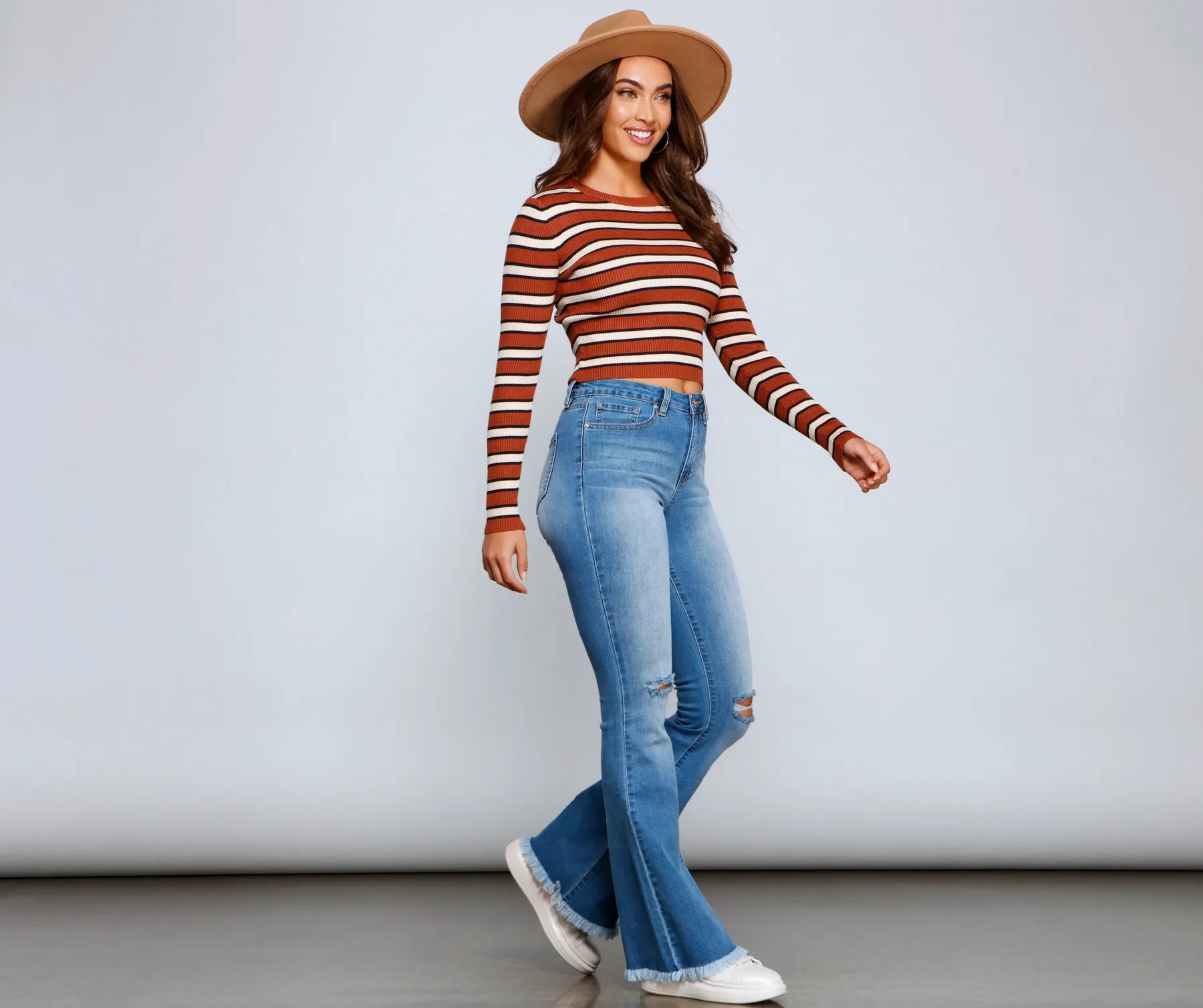 Walk It Out In Style High-Rise Flared Jeans - Image 13