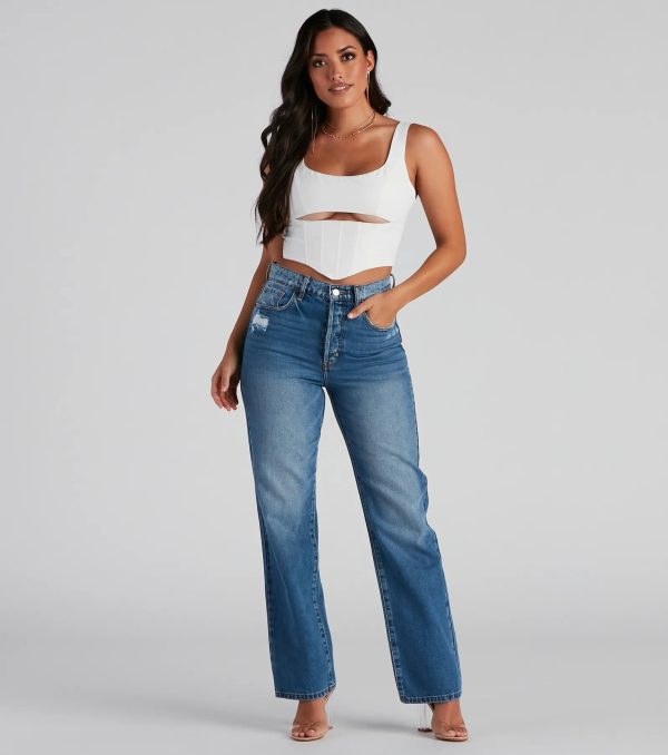 Classic Vibes High Rise Boyfriend Jeans - Image 2