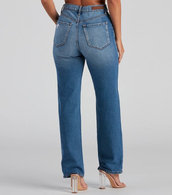 Classic Vibes High Rise Boyfriend Jeans - Image 3