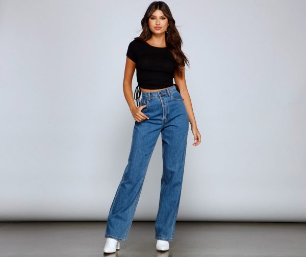 So Classic High Rise Boyfriend Jeans - Image 3