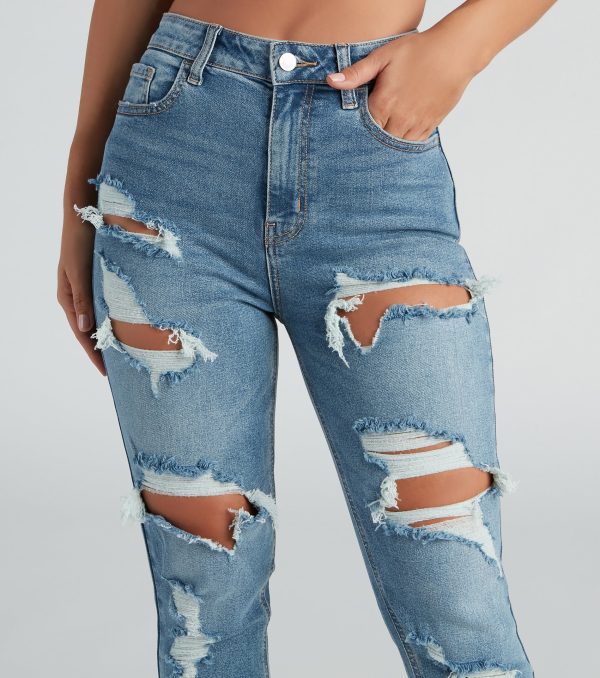 Everyday Edgy Distressed Straight-Leg Jeans - Image 4