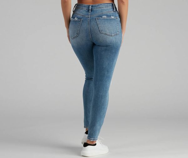 Harper Mid-Rise Skinny Jeans by Windsor Denim - Image 2