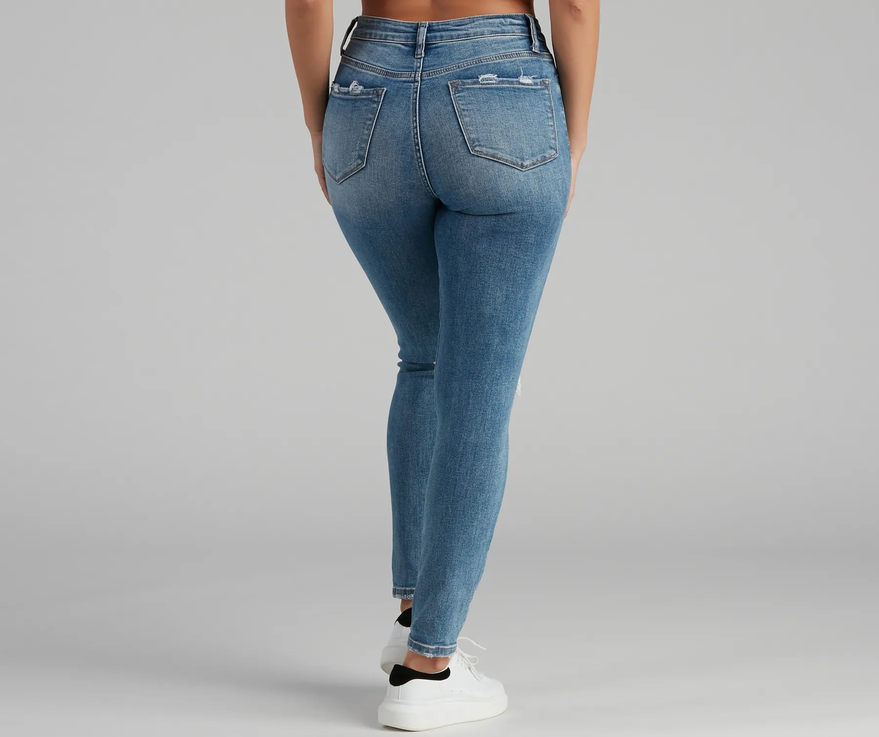 Harper Mid-Rise Skinny Jeans by Windsor Denim - Image 2