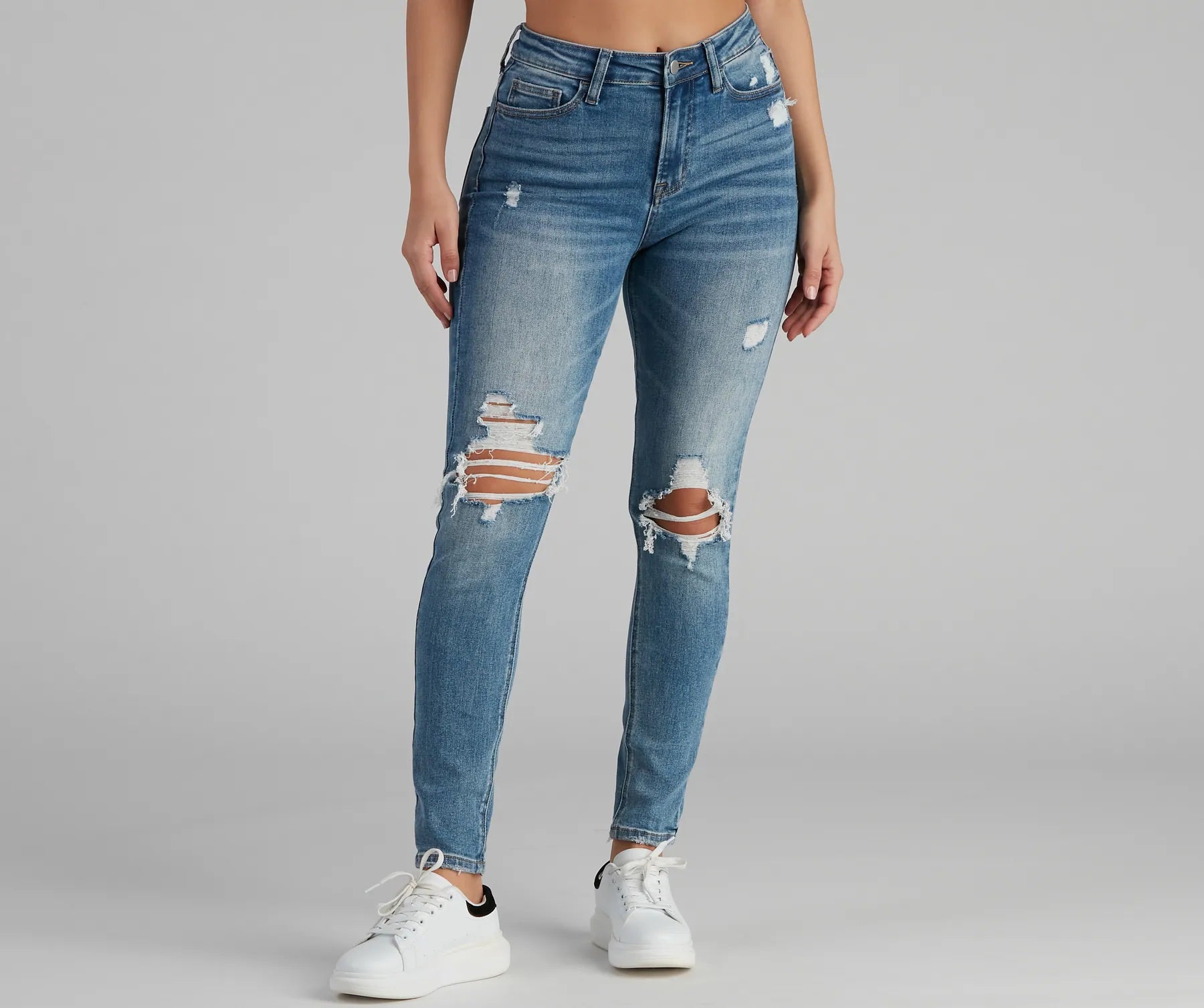Harper Mid-Rise Skinny Jeans by Windsor Denim - Image 4
