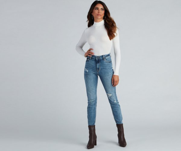 Casual Vibes High-Rise Skinny Jeans - Image 4