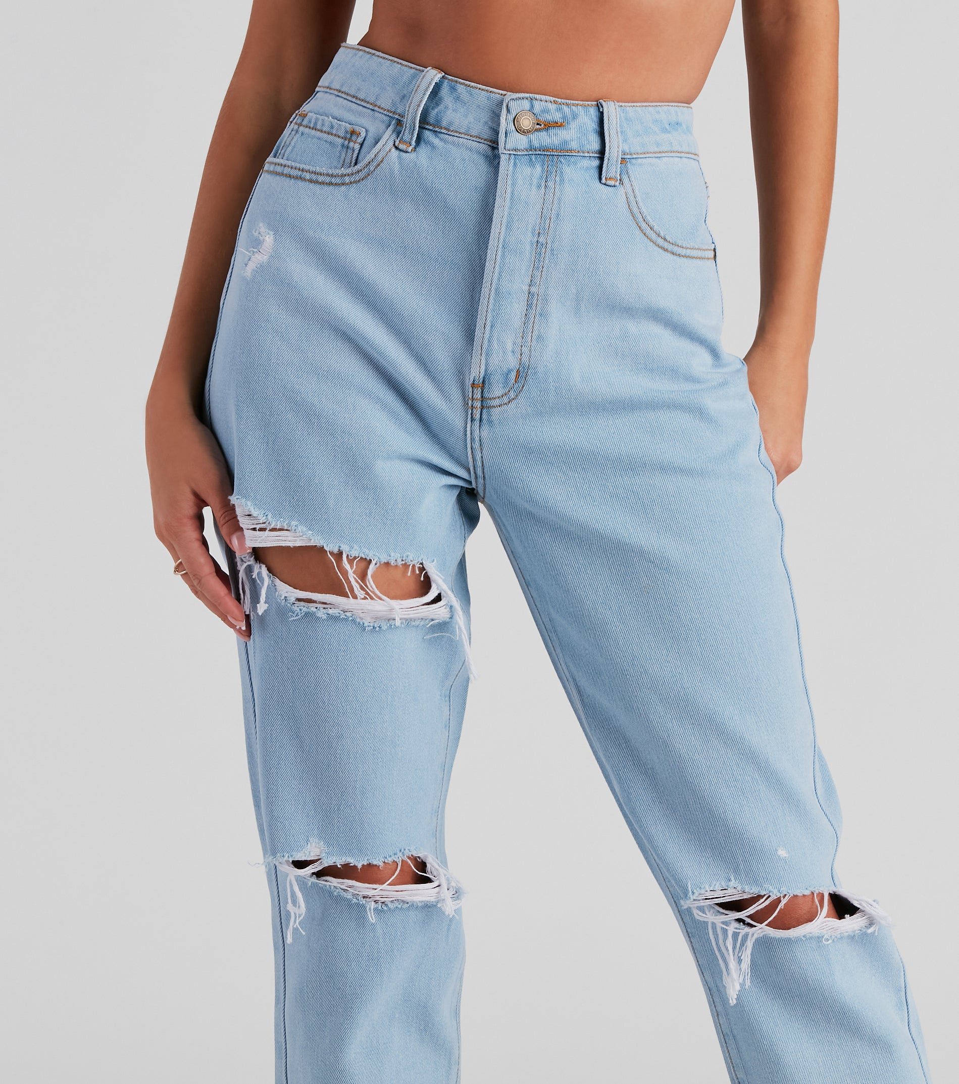 Amanda High Rise Boyfriend Jeans By Windsor Denim - Image 4
