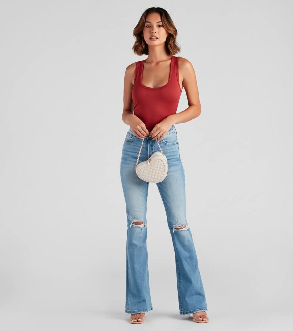 Bri High-Rise Flare Jeans by Windsor Denim - Image 4