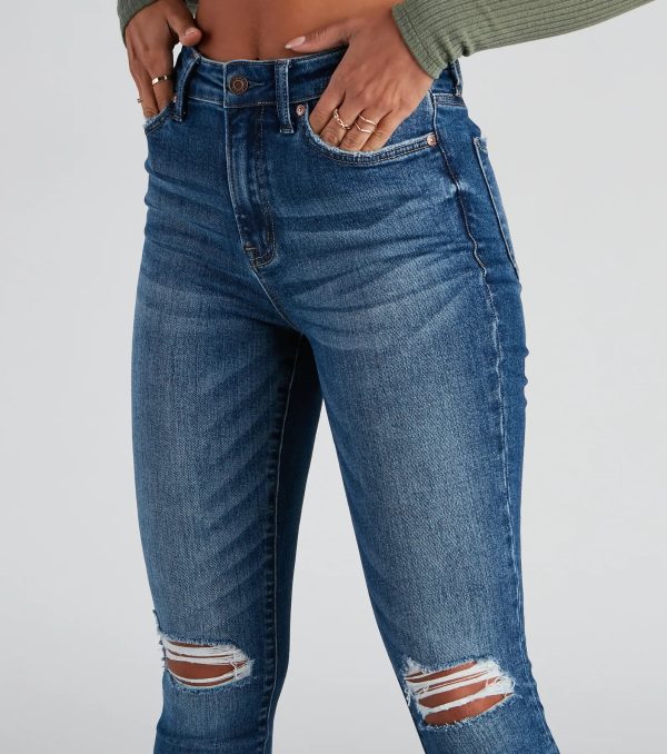Taylor High Rise Skinny Crop Jeans By Windsor Denim - Image 4
