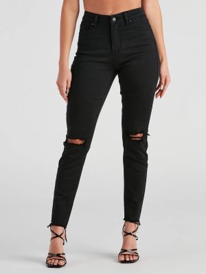 Taylor High-Rise Cropped Skinny Jeans by Windsor Denim