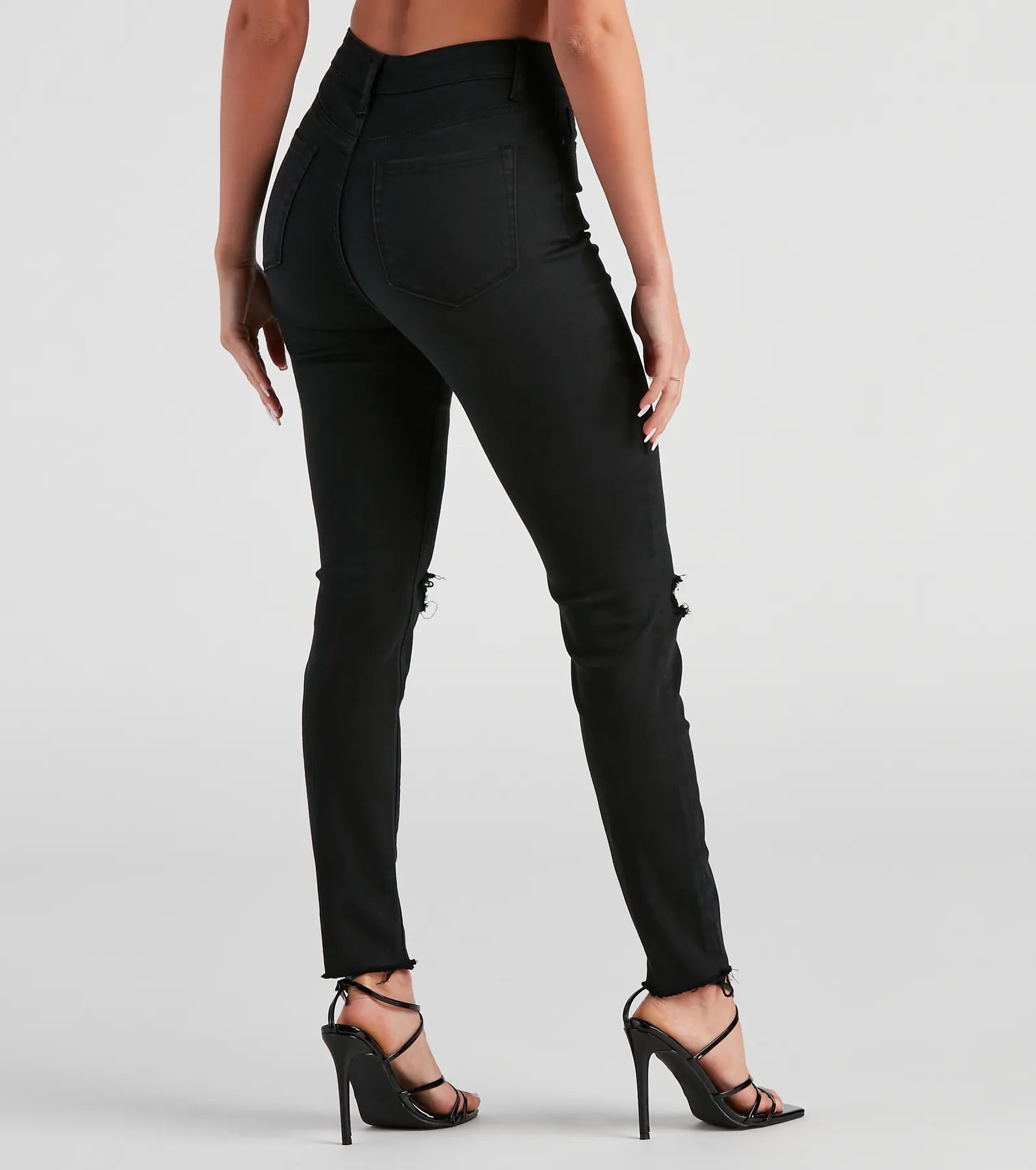 Taylor High-Rise Cropped Skinny Jeans by Windsor Denim - Image 2