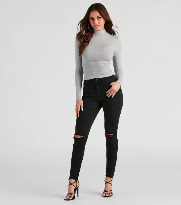 Taylor High-Rise Cropped Skinny Jeans by Windsor Denim - Image 3