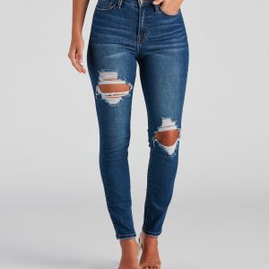 Taylor High-Rise Skinny Ankle Jeans by Windsor Denim