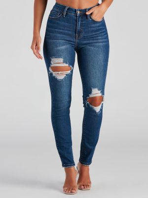 Taylor High-Rise Skinny Ankle Jeans by Windsor Denim