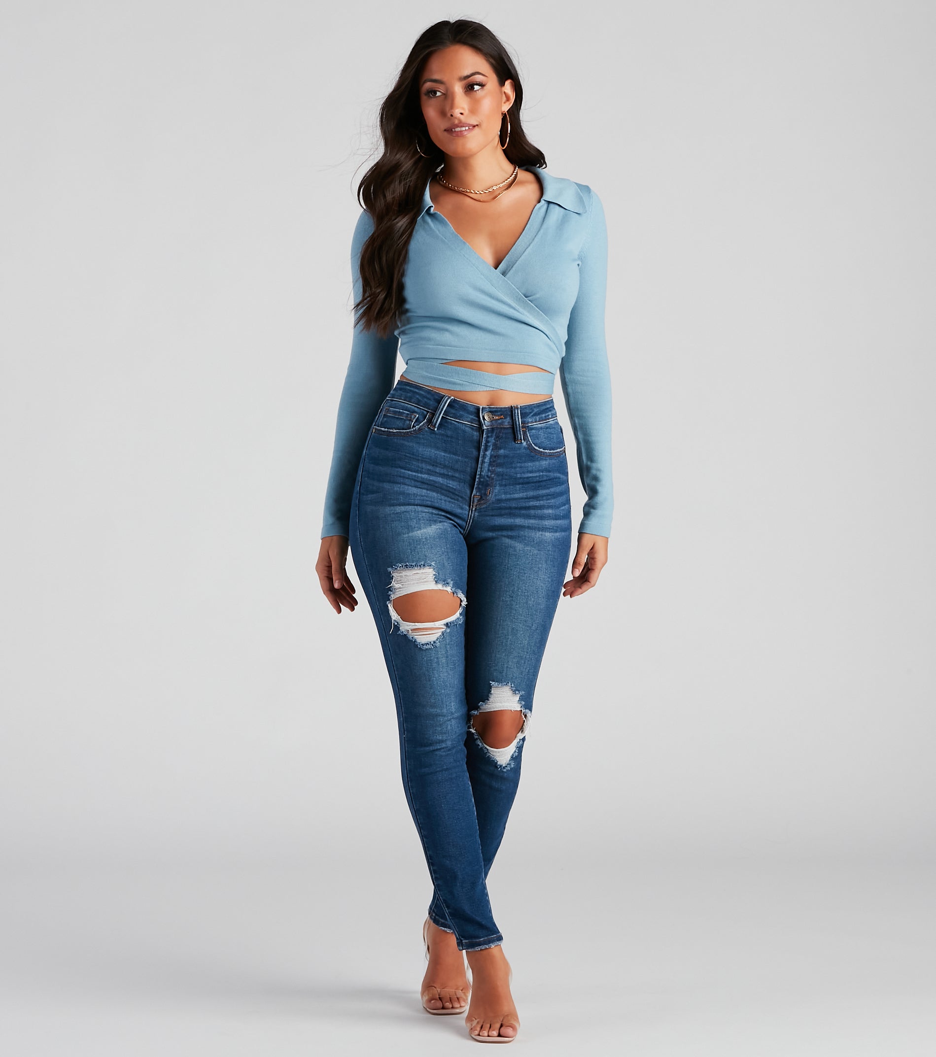 Taylor High-Rise Skinny Ankle Jeans by Windsor Denim - Image 2