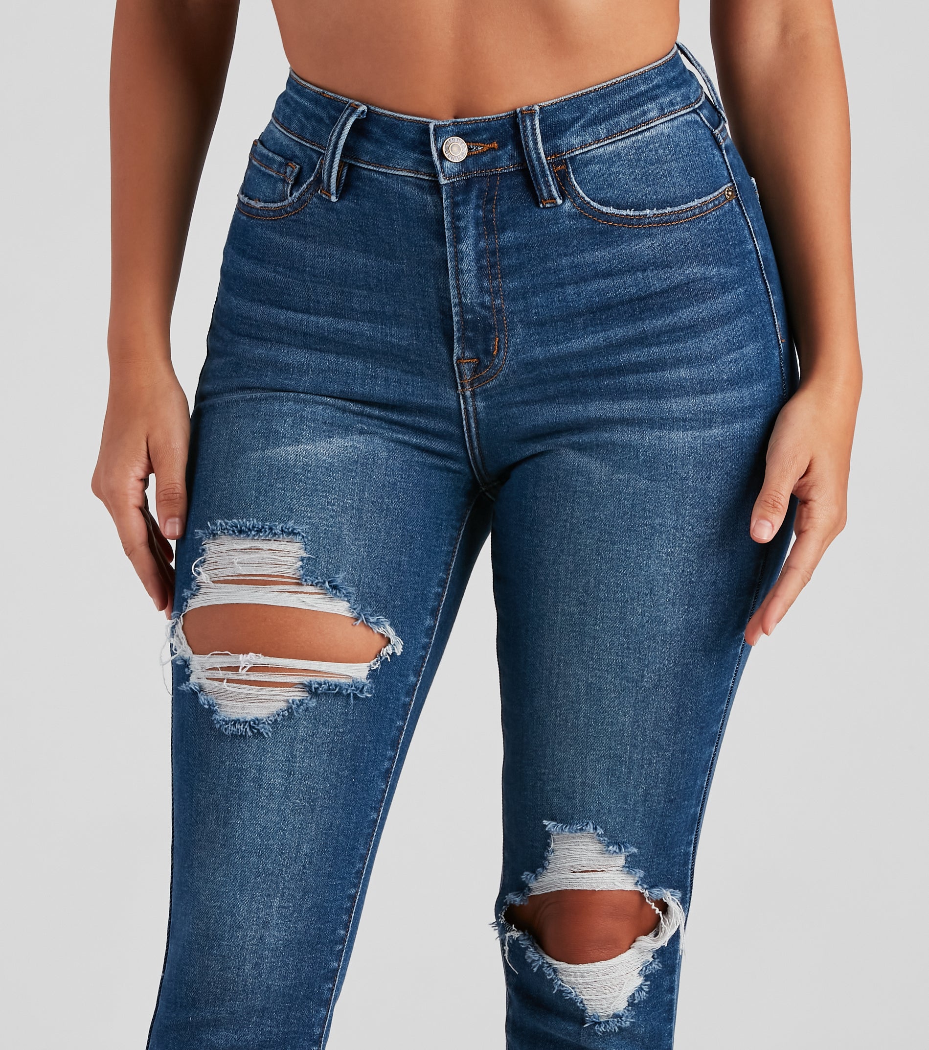Taylor High-Rise Skinny Ankle Jeans by Windsor Denim - Image 3