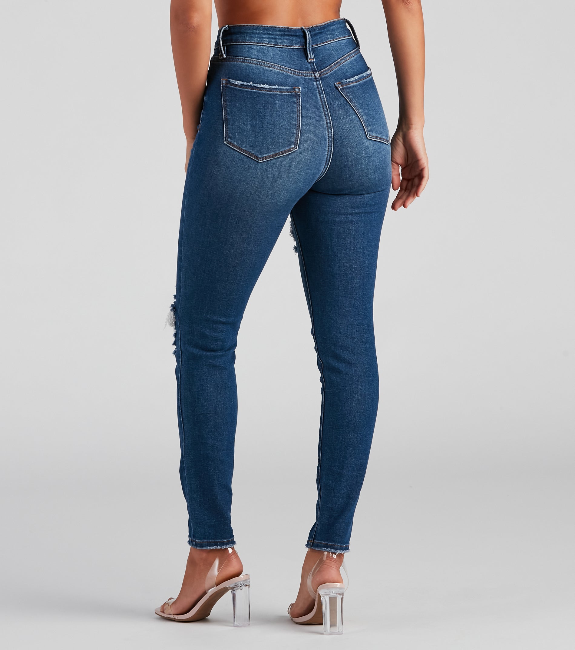 Taylor High-Rise Skinny Ankle Jeans by Windsor Denim - Image 4