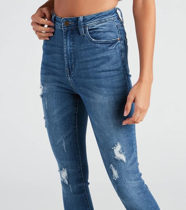 Taylor High Rise Distressed Skinny Jeans By Windsor Denim - Image 4
