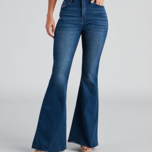 Bri High Rise Flare Jeans By Windsor Denim