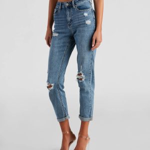 Amanda High-Rise Boyfriend Jeans by Windsor Denim