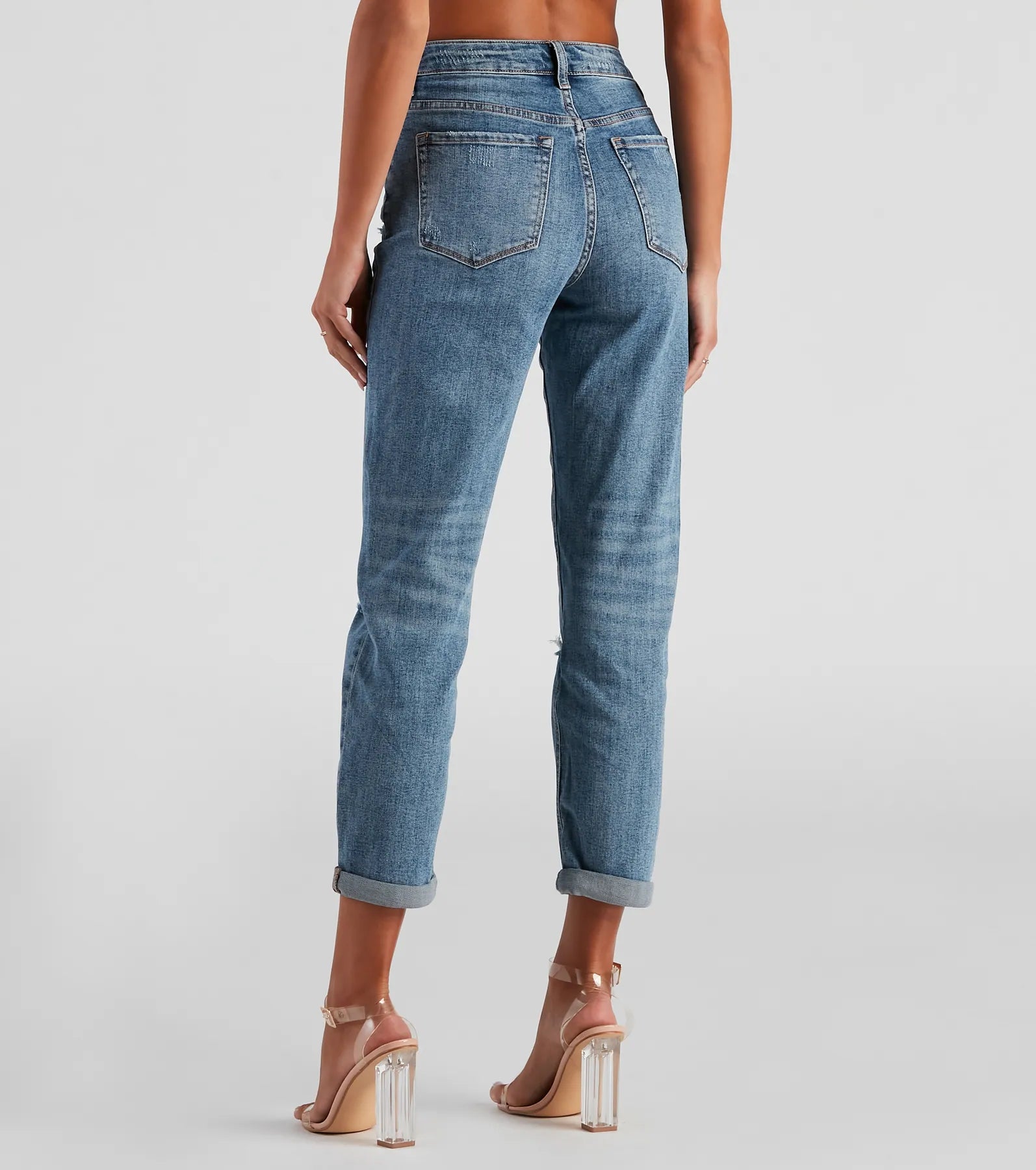 Amanda High-Rise Boyfriend Jeans by Windsor Denim - Image 3