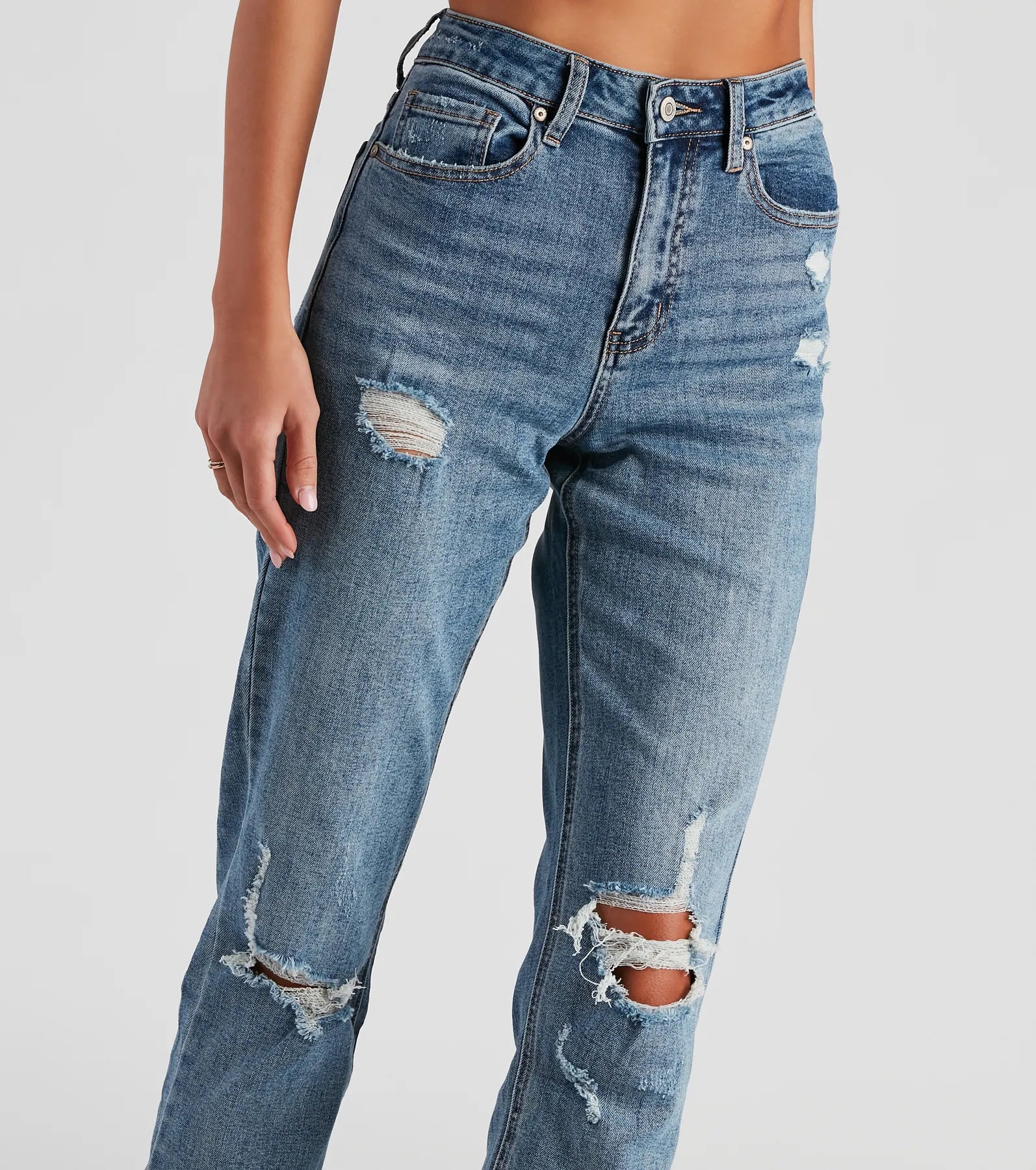 Amanda High-Rise Boyfriend Jeans by Windsor Denim - Image 4