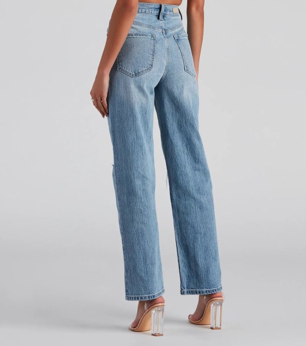 Got The Blues High Rise Boyfriend Jeans - Image 2