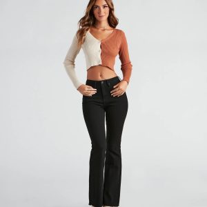 Love This Mid-Rise Flare Denim Jeans