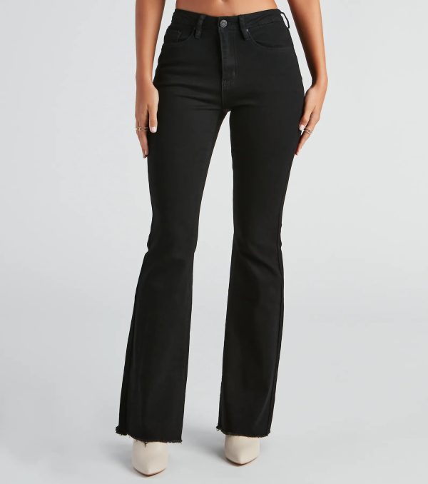 Love This Mid-Rise Flare Denim Jeans - Image 2