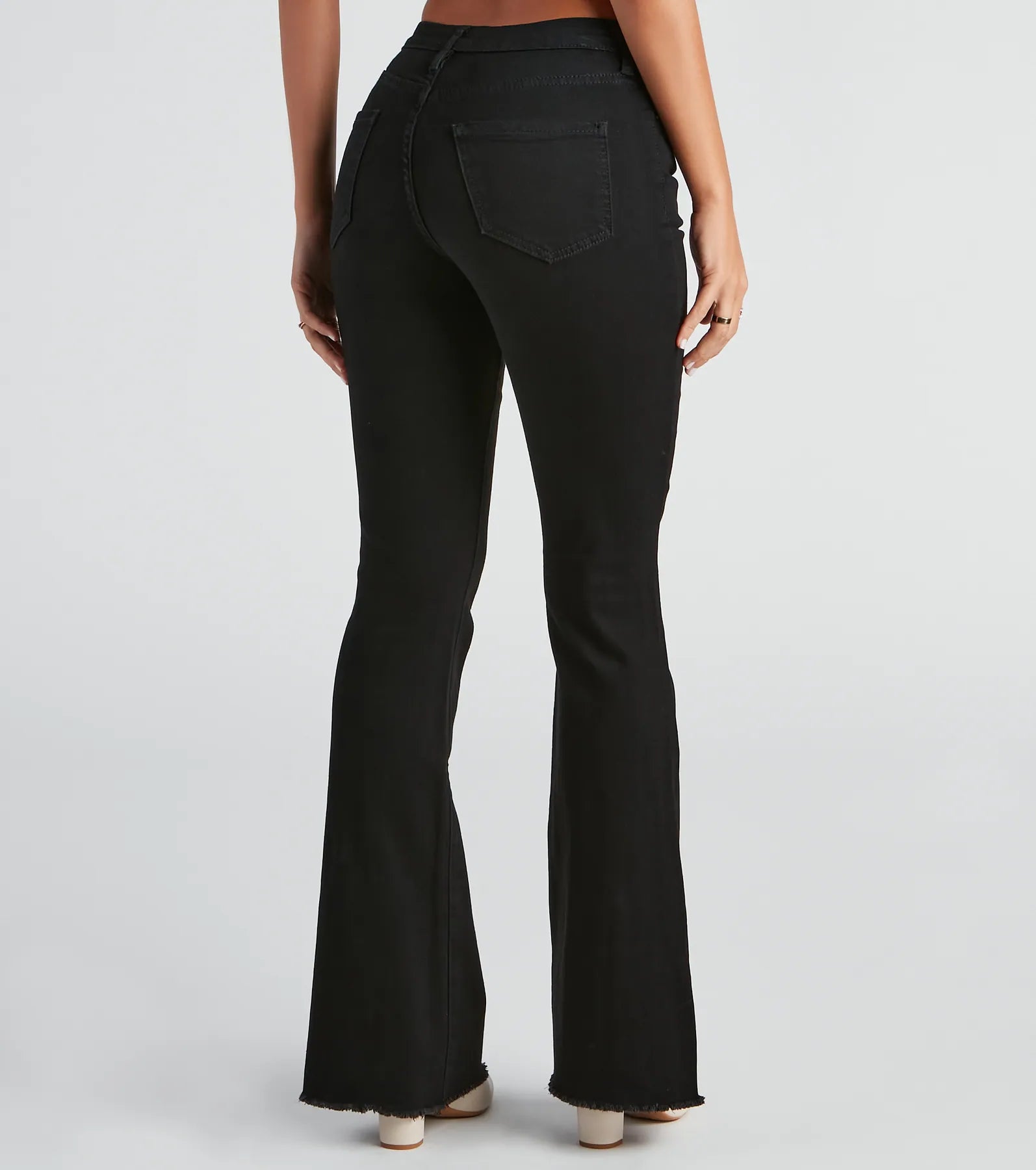 Love This Mid-Rise Flare Denim Jeans - Image 3
