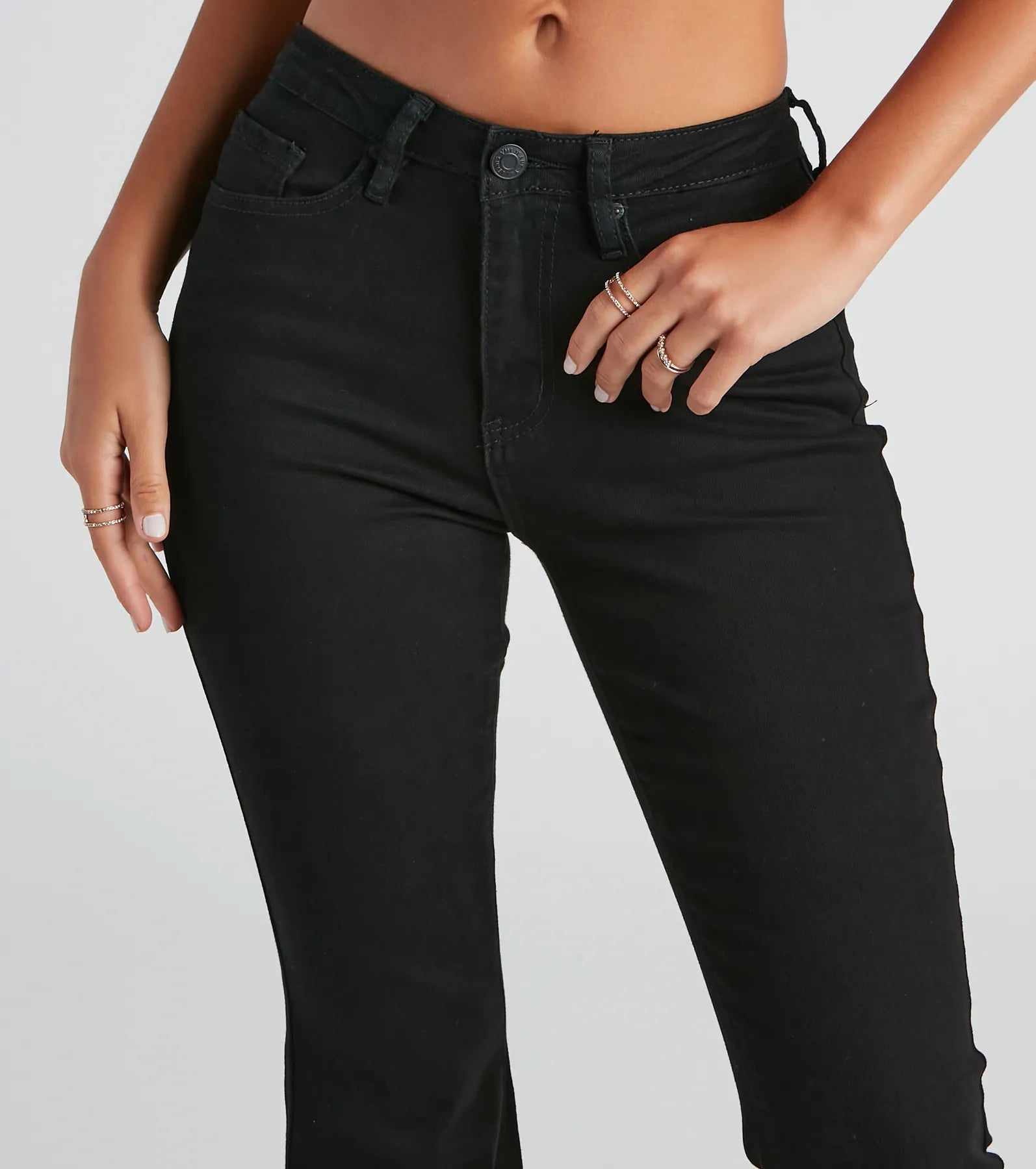 Love This Mid-Rise Flare Denim Jeans - Image 4