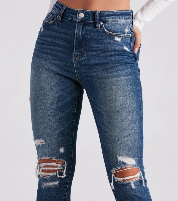 Taylor High-Rise Destructed Skinny Ankle Jeans by Windsor Denim - Image 4