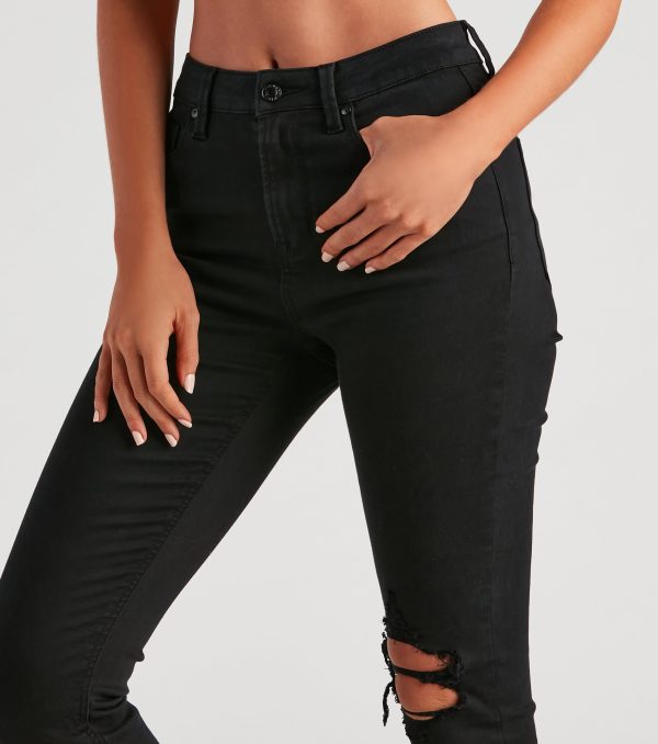 Taylor High-Rise Distressed Skinny Ankle Jeans by Windsor Denim - Image 4