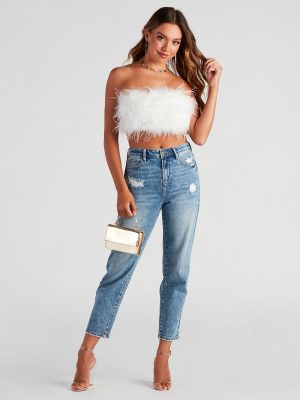 Ella High-Rise Mom Jeans By Windsor Denim