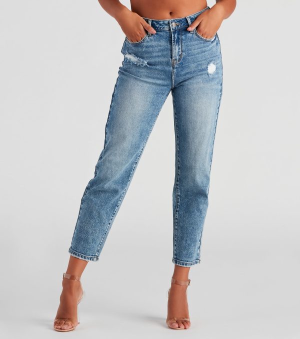 Ella High-Rise Mom Jeans By Windsor Denim - Image 2