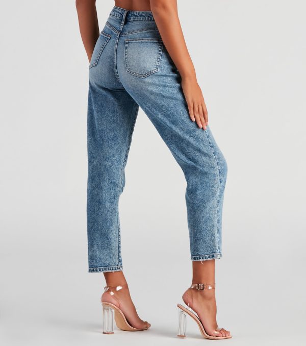 Ella High-Rise Mom Jeans By Windsor Denim - Image 3