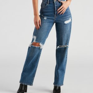 Jay High-Rise Wide Leg Jeans By Windsor Denim