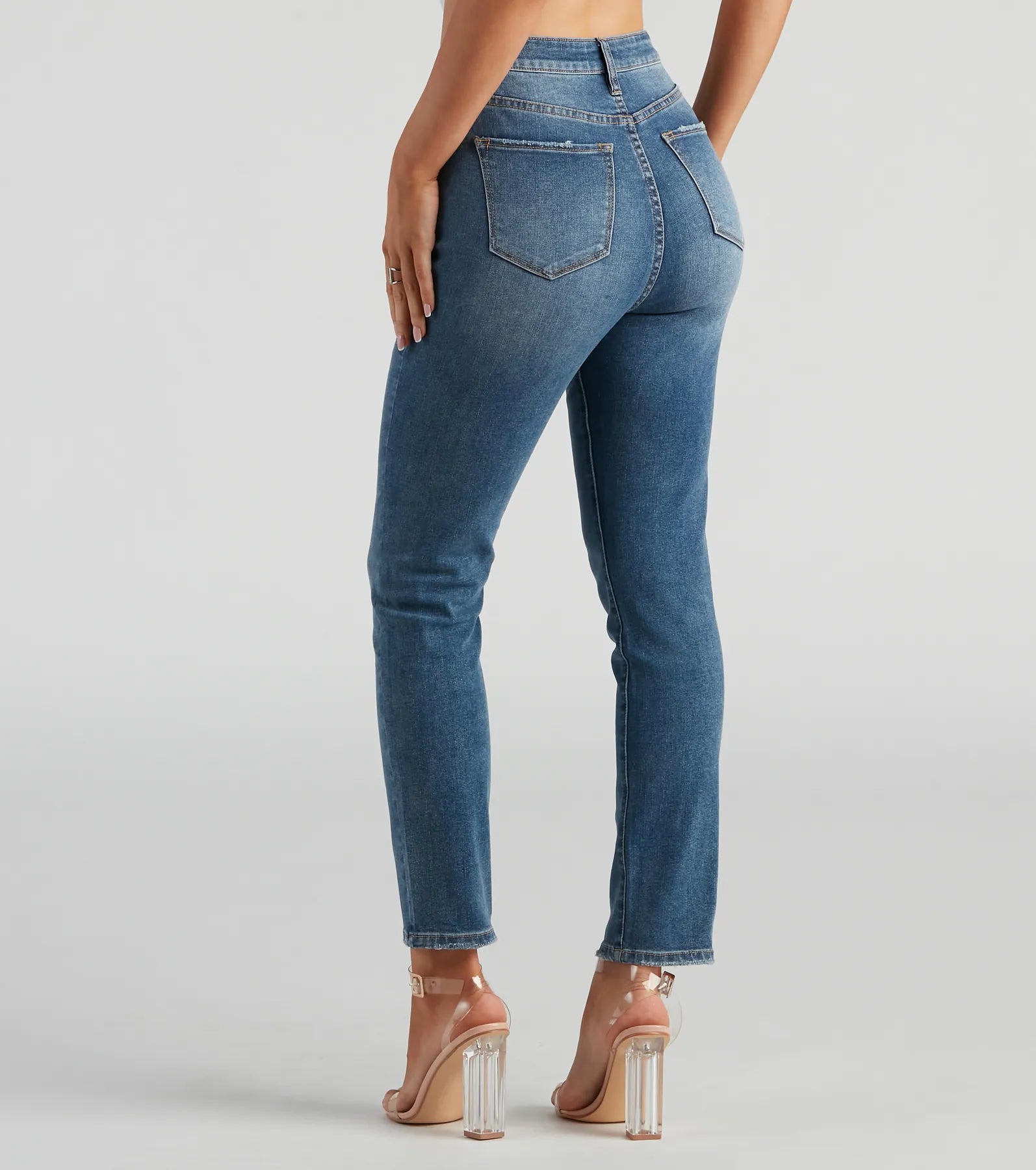 Taylor High Rise Skinny Ankle Jeans By Windsor Denim - Image 2