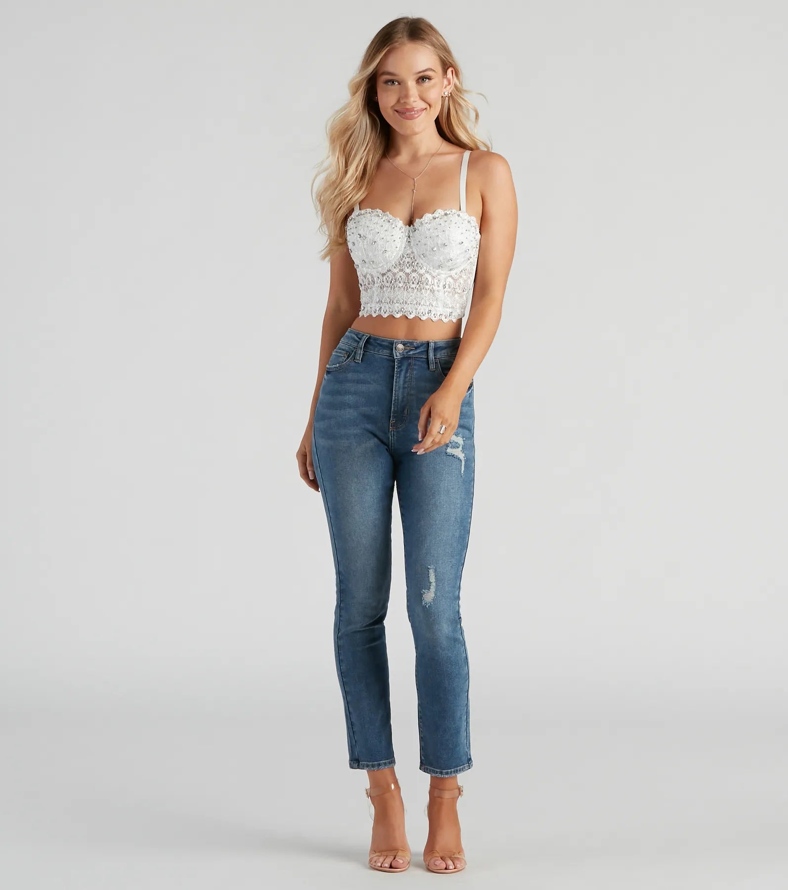Taylor High Rise Skinny Ankle Jeans By Windsor Denim - Image 3